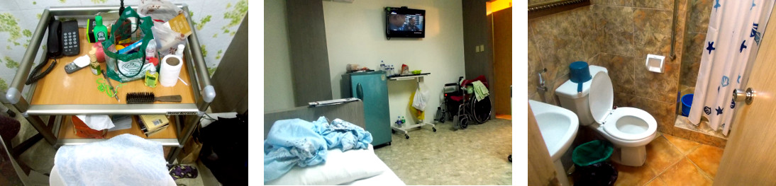 Images of room in Manila hospital