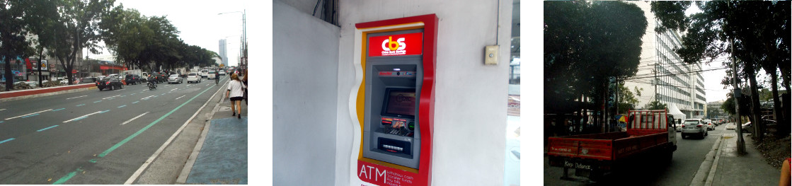 Images of visit to ATM machine