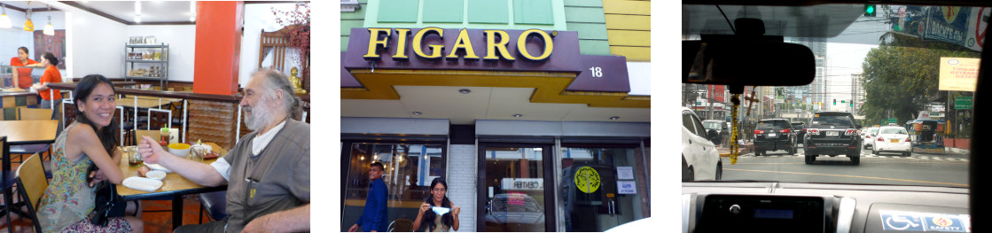 Images of lunch in Figaro's QC