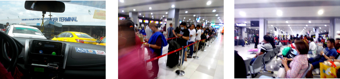 Images of Manila airport domestic pasenger terminal