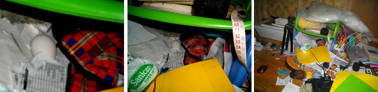 Images of chicken egg laid in box on worktable