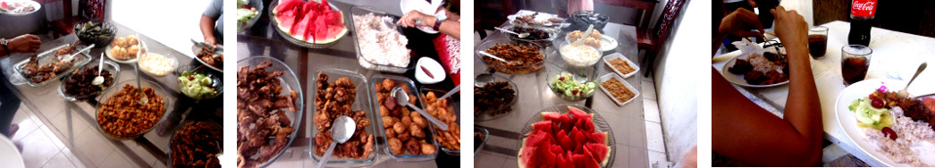 Images of a Philippine Fiesta meal