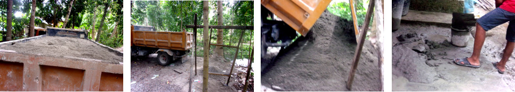 Images of construction of tropical backyard pig pen