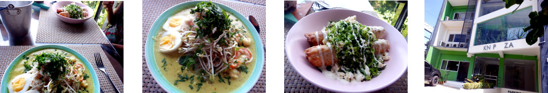 Images of lunch in Tagbilaran