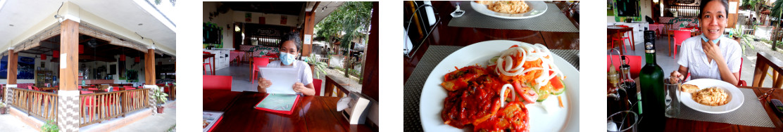 Images of lunch in Al Fresco Bay rwtuaraunt,
            Tagbilaran