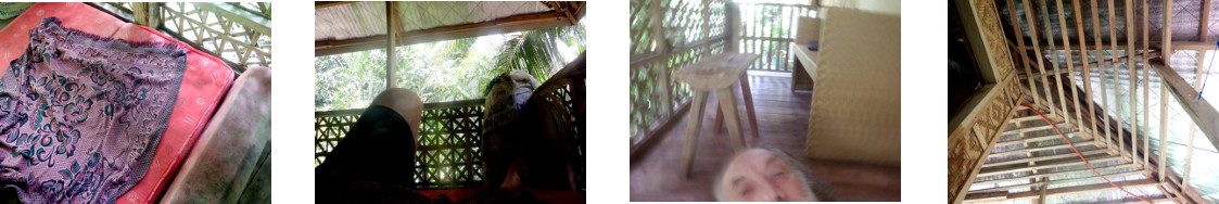 Images of resting on tropical balcony