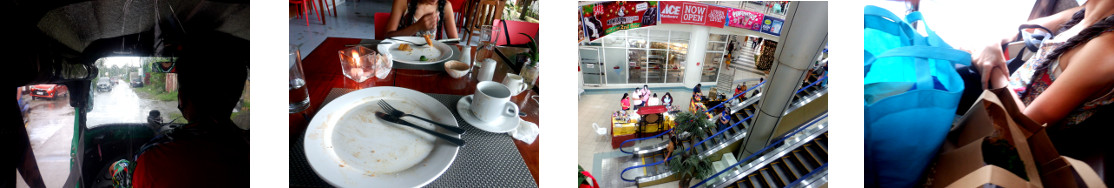 Images of lunch and shopping in
        Tagbilaran