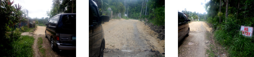 Images of roadworks abandoned in
        Baclayon