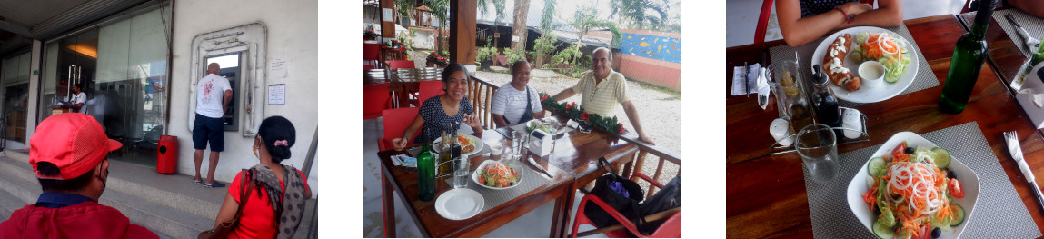 Images of lunch at Al Fresco Bay in
        Tagbilaran