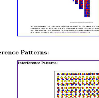 Visual Link to "Number Spaces" web page