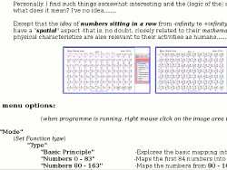 Visual link to
          BatNum Java Programme notes